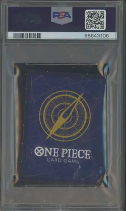 2023 One Piece JPN Mini Perforated April Holo #120 Shanks PSA 8 NM-MT - Image 2
