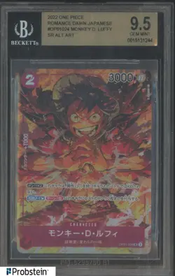 2022 One Piece Romance Dawn Japanese OP01024 Monkey D. Luffy BGS 9.5 - Image 1