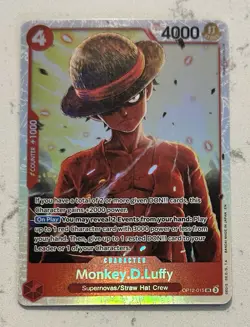 Monkey.D.Luffy OP12-015 One Piece TCG Legacy of the Master Foil English - Image 2