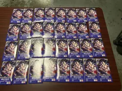 (32) One Piece TCG: The Azure Sea's Seven Sleeved Booster OP-14 English. - Image 2