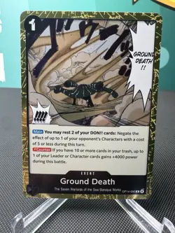 Ground Death OP14-096 The Azure Sea's Seven Foil - Image 1