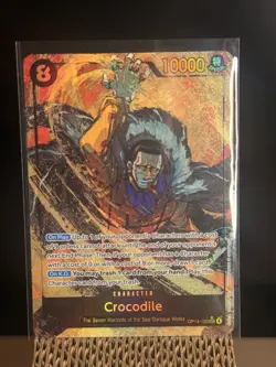 Bandai One Piece CCG Crocodile OP14-120 Special Character Card - Image 1