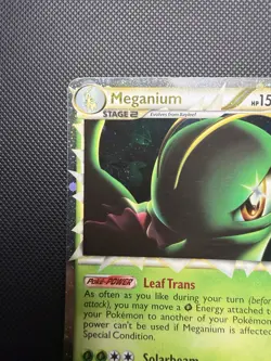 Meganium 109/123 Prime Holo Rare HGSS Triumphant 2010 Pokemon Card LP - Image 5