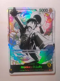 Monkey D Luffy ST29-001 Parallel Starter Deck Promo Leader One Piece Card Englis - Image 1