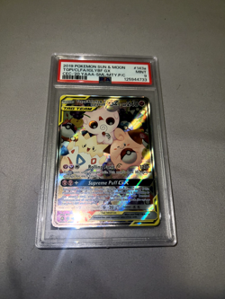 PSA 9 MINT Togepi & Cleffa & Igglybuff GX 143A/236 Alternate Art Pokemon Card - Image 1