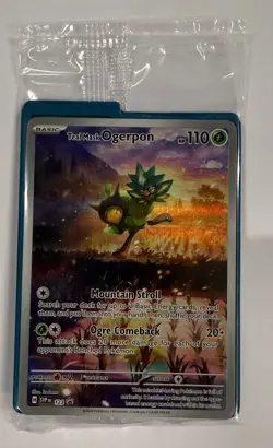 Sealed Teal Mask Ogerpon - Promo SV: Scarlet & Violet Promo Cards 123 NM - Image 1