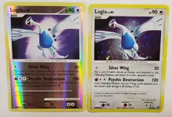Lugia Holo and Reverse Holo Lot of 2 Cards 14/132 Pokemon TCG 2007 - Image 1