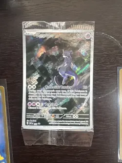 Pokemon 151 Mewtwo 052 Scarlet & Violet UPC Black Star Promo Card Holo Sealed - Image 4