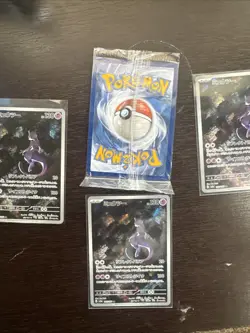 Pokemon 151 Mewtwo 052 Scarlet & Violet UPC Black Star Promo Card Holo Sealed - Image 5
