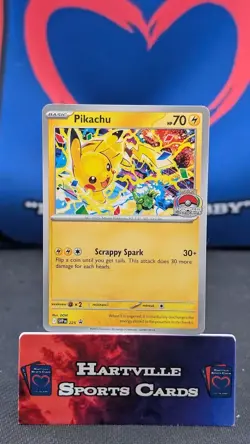 Pikachu 225 Sv: Scarlet & Violet Promo Cards World Championship 2025 Pokemon NM - Image 1