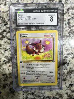 1999 Eevee Jungle Set Pokemon Card 51/64 - Image 1