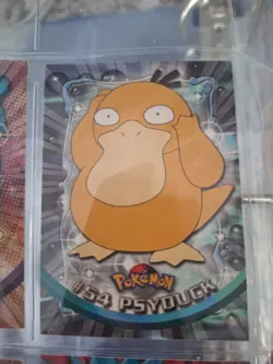 1999 Pokemon Topps Psyduck #54 Black Logo TV Animation Edition Vintage Card - Image 1