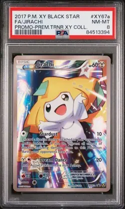 PSA 8 Jirachi XY67a Black Star Promo Pokemon Card🔥SHIPS ASAP - Image 1