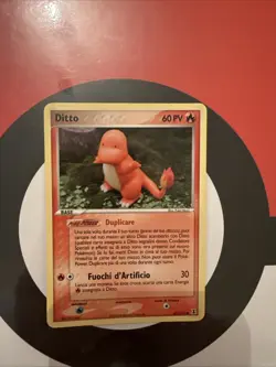 Pokemon TCG Ditto Charmander Card 61/113 EX Delta Species Good Condition - Image 1