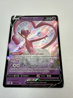 Enamorus V 082/196 - Lost Origin - Ultra Rare Holo FULL ART Pokemon TCG Card NM - Image 1