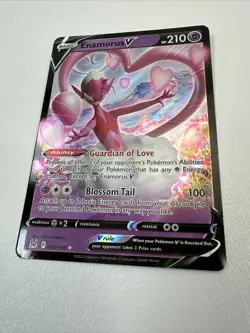 Enamorus V 082/196 - Lost Origin - Ultra Rare Holo FULL ART Pokemon TCG Card NM - Image 4