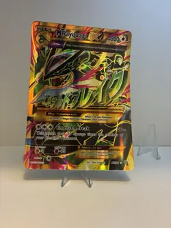 Pokemon JUMBO/Oversized Card Mega M Rayquaza EX Full Art XY 98/98 - Image 2