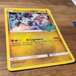 Jumbo Reshiram, Zekrom & Kyurem Promo Card 2018 Pokemon Legendary Dragon Majesty - Image 2