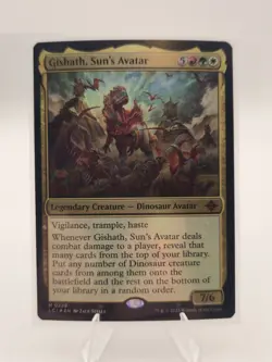 Gishath, Sun's Avatar (Foil) The Lost Caverns of Ixalan Foil Card LCI 0229 - Image 1