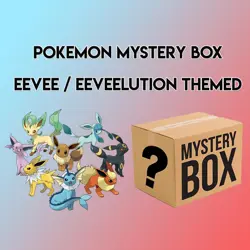 $250 Pokemon Eevee / Eeveelution Theme Mystery Box SEALED PRODUCT, GRADED CARDS - Image 1