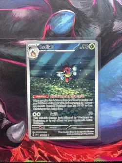 Ledian 144/142 Illustration Holo Rare S&V Stellar Crown Pokemon Card NM/MT - Image 1
