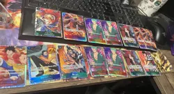 ONE PIECE CARD Lot Luffy Zoro - NM - Romance Dawn Japanese $1 Auction - Image 1