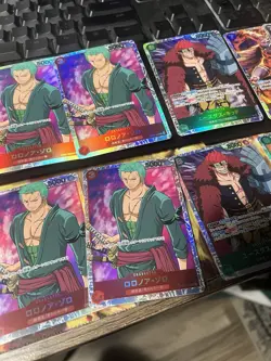 ONE PIECE CARD Lot Luffy Zoro - NM - Romance Dawn Japanese $1 Auction - Image 4
