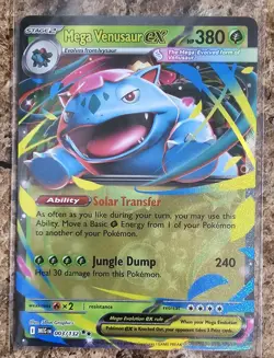 Mega Venusaur ex - 003/132 003/132 Pokemon Double Rare ME01: Mega Evolution Card - Image 1