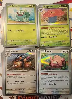 Pokemon 151 Base Cards - 95 Total, No Duplicates- Some Holo And Reverse Holo - Image 1