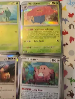 Pokemon 151 Base Cards - 95 Total, No Duplicates- Some Holo And Reverse Holo - Image 3