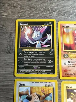 Pokemon Wotc Neo Genesis 4 Rare Vintage Card Collection Lot - Image 2