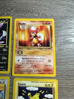 Pokemon Wotc Neo Genesis 4 Rare Vintage Card Collection Lot - Image 3