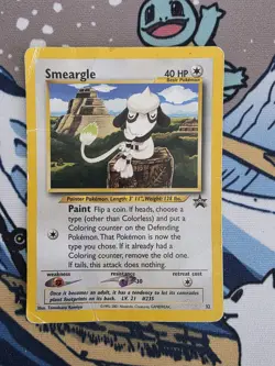 Pokemon Card - Smeargle #32 WoTC Black Star Promo - Image 1