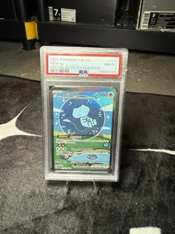 2024 Bubble Mew PSA 8 Paldean Fates Special Illustration Rare Pokemon Card #232 - Image 4