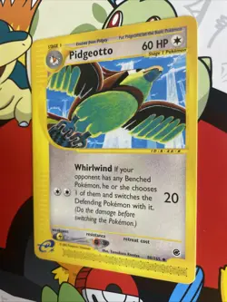 Pidgeotto 088/165 Expedition e-Reader NonHolo Pokemon Card | LP-MP - Image 3