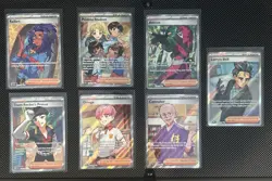 Pokemon Full Art Trainer Lot 7 Cards From Random Sets NM/M. All Cards Shown - Image 1