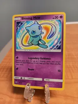 Shining Mew - Shining Legends 40/73 - Holo Rare Pokemon CARD - NM - PACK FRESH - Image 2