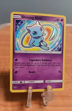 Shining Mew - Shining Legends 40/73 - Holo Rare Pokemon CARD - NM - PACK FRESH - Image 3