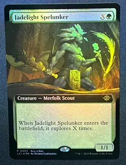MTG Jadelight Spelunker 403 Extended Art FOIL Promo Magic the Gathering - Image 1