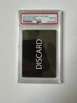 Disney Lorcana TCG Discard Error Card PSA 8 - Image 1