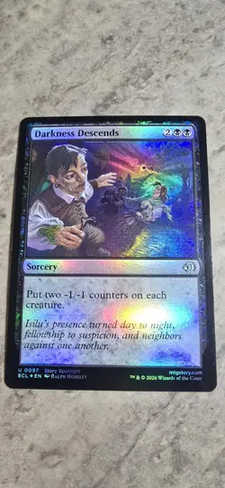 Darkness Descends Lorwyn Eclipsed Foil Sorcery Uncommon MTG NM - Image 1