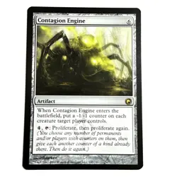 Contagion Engine 145 R Scars of Mirrodin Magic the Gathering MTG LP - Image 1