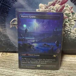 Watery Grave (Borderless) 278 Unfinity NM FOIL MTG - Image 1