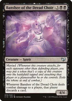 1x Banshee of the Dread Choir NM Eng MTG - Commander 2015 - Image 1