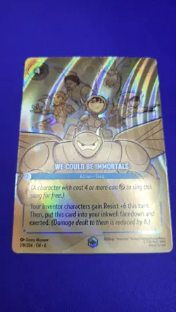2024 Disney Lorcana Azurite Sea We Could Be Immortals Enchanted SP 219/204 #219 - Image 1