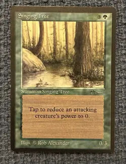 Magic The Gathering Singing Tree NM Arabian Nights Regular - Image 1