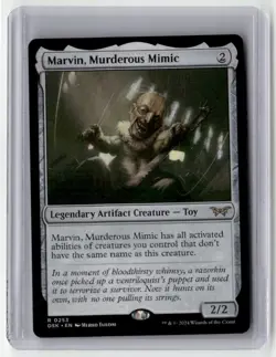 2024 MTG - Duskmourn: House of Horror - Marvin, Murderous Mimic Rare Regular - Image 1