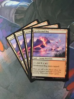 Geothermal Bog x 4 | 7% Off 2+ | Duskmourn | NM MTG - Image 1