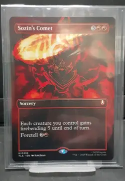 SOZIN'S COMET (BORDERLESS) - MAGIC THE GATHERING AVATAR: THE LAST AIRBENDER TLA - Image 1