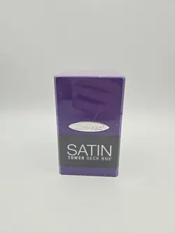 Ultra Pro Gaming Satin Tower Deck Box Royal Purple Premium Hard Shell Snap Fit - Image 1